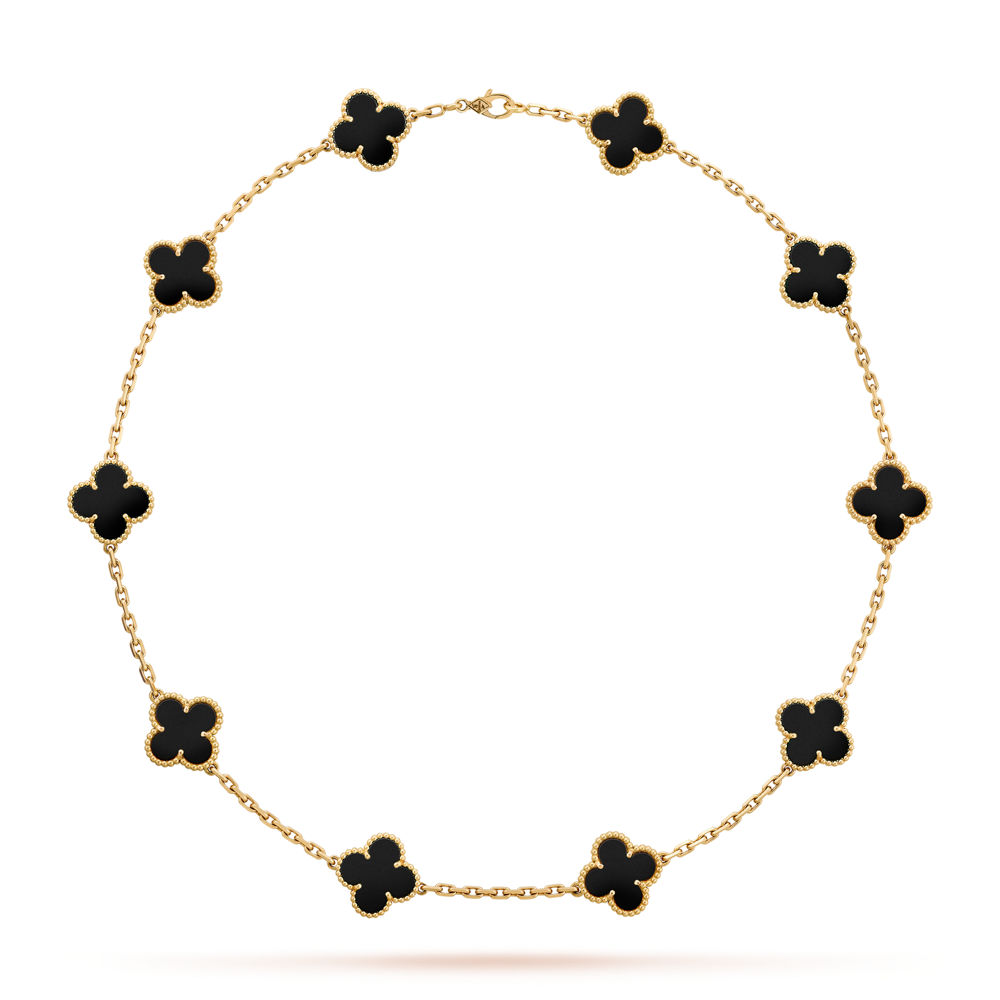 CLOVER NECKLACE 10 DESIGNS | BLACK