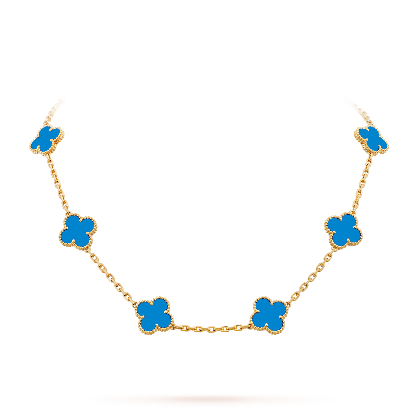CLOVER NECKLACE 10 DESIGNS | BLUE