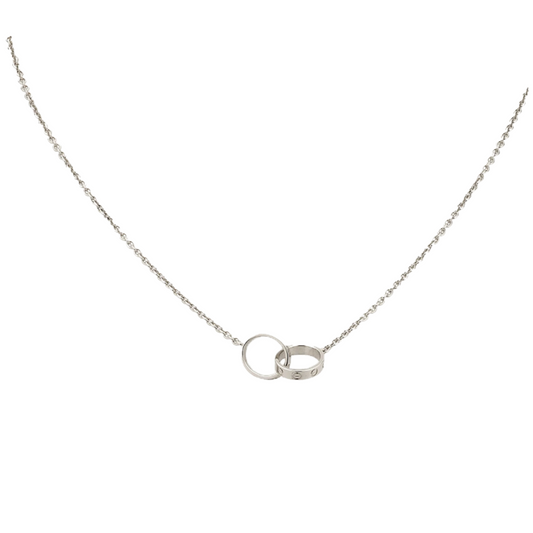 LOVE BANGLE DOUBLE RING | SILVER