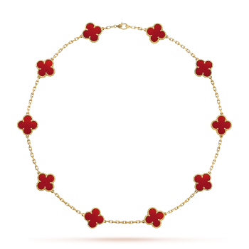 NECKLACE CLOVER 10 DESIGNS | RED