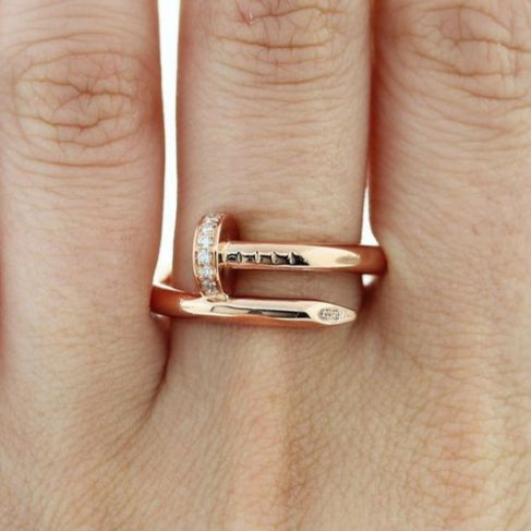 RING NAIL DELUXE | ROSE GOLD