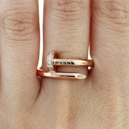 RING NAIL DELUXE | ROSE GOLD