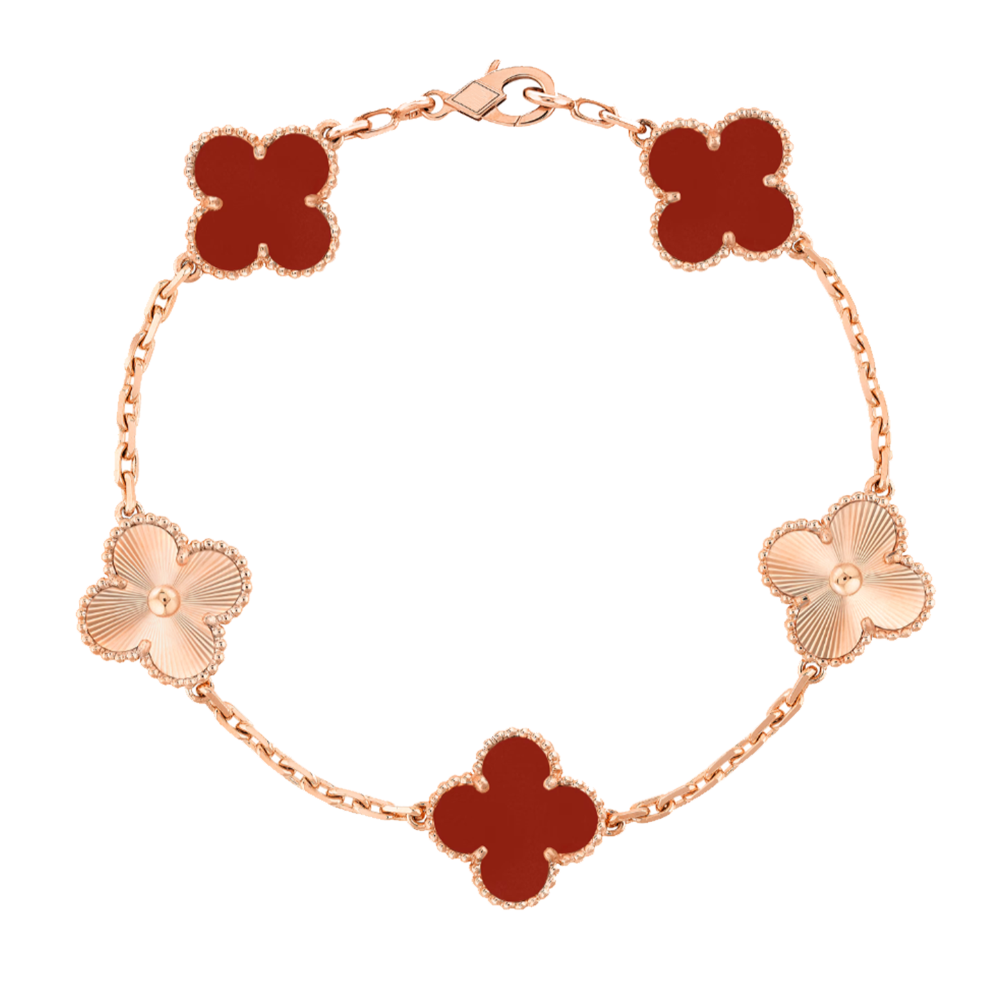 KLEE BRACELET DELUXE | RED & ROSE GOLD