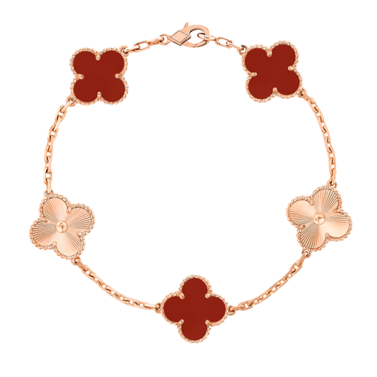 KLEE BRACELET DELUXE | RED & ROSE GOLD