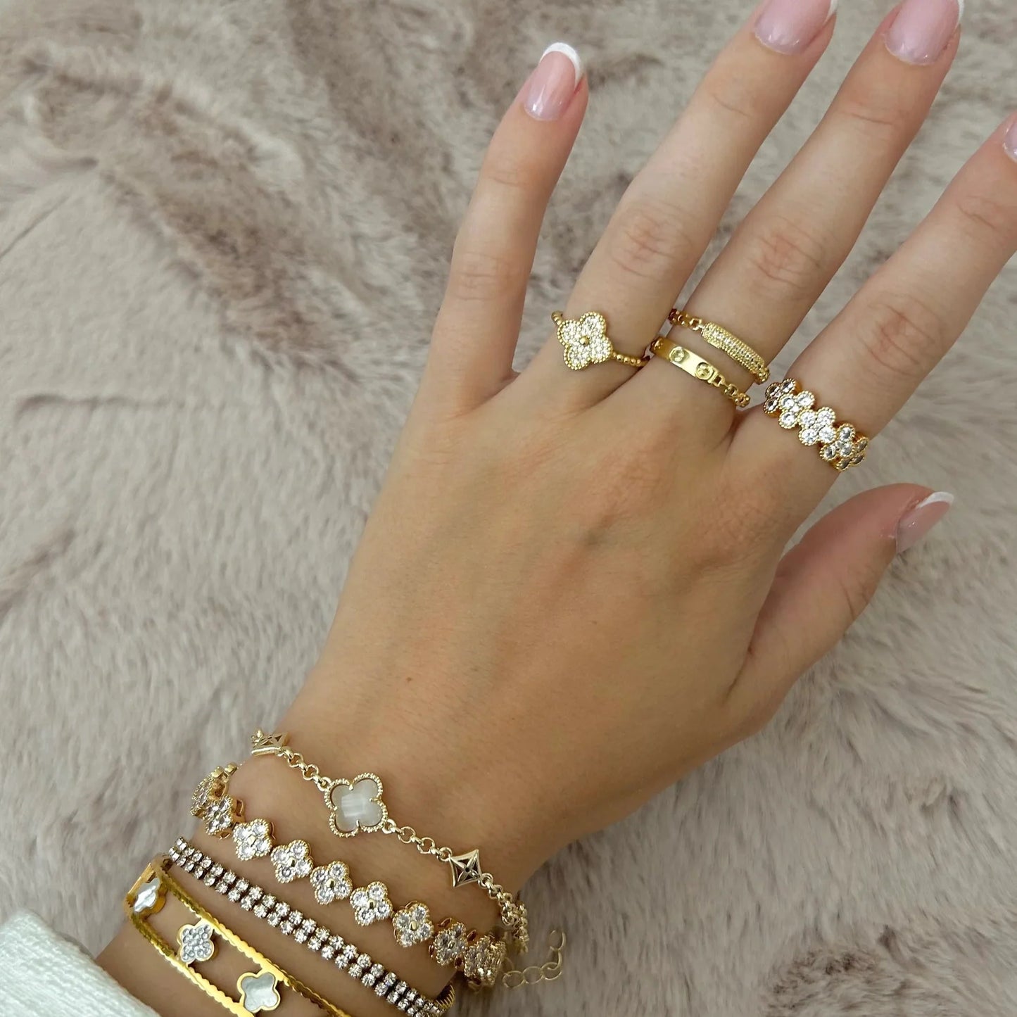 CLOVER RING | GOLD