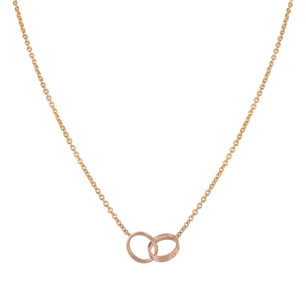 LOVE RING DOUBLE RING | ROSE GOLD