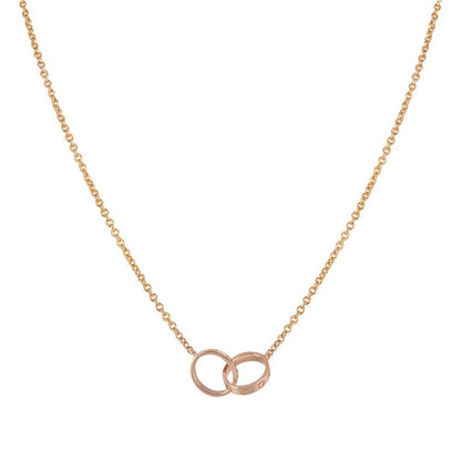 LOVE RING DOUBLE RING | ROSE GOLD