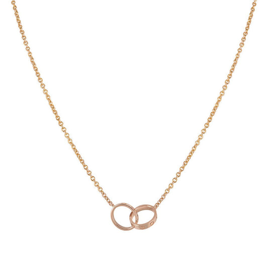 LOVE RING DOUBLE RING | ROSE GOLD