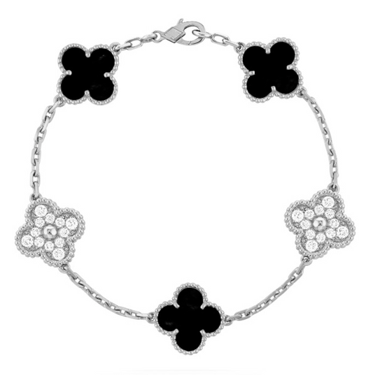 KLEE BRACELET DELUXE | SILVER & BLACK