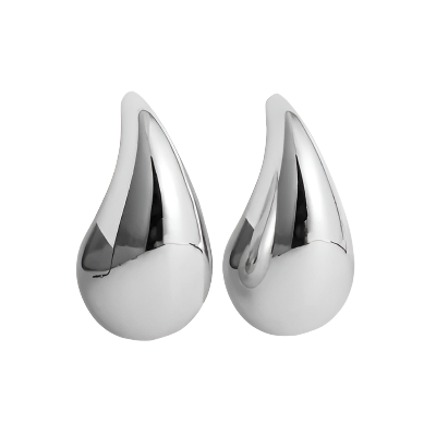 Water Drop Earrings | Silver