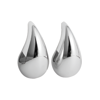 Water Drop Earrings | Silver
