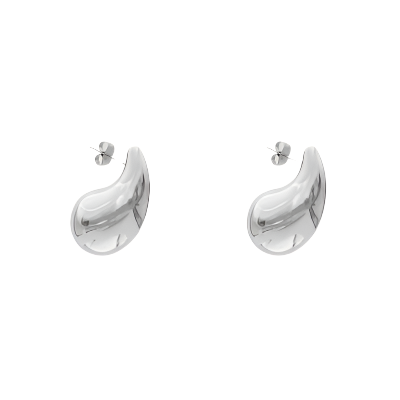 Water Drop Earrings | Silver