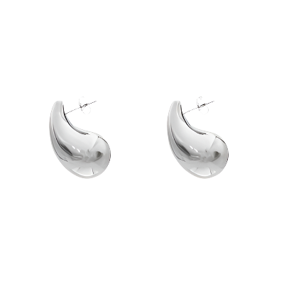 Water Drop Earrings | Silver
