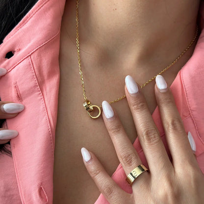 LOVE RING DOUBLE RING | ROSE GOLD